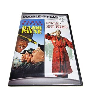 Major Payne / Sgt. Bilko Double Feature (NEW SEALED DVD 2-Disc Set) Steve Martin
